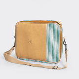 Essential Laptop Bag 13’ | Laminated Fabric with Genuine Leather Laptop Fabric Bag by Thandana
