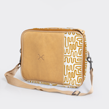 Essential Laptop Bag 13’ | Laminated Fabric with Genuine Leather Laptop Fabric Bag by Thandana