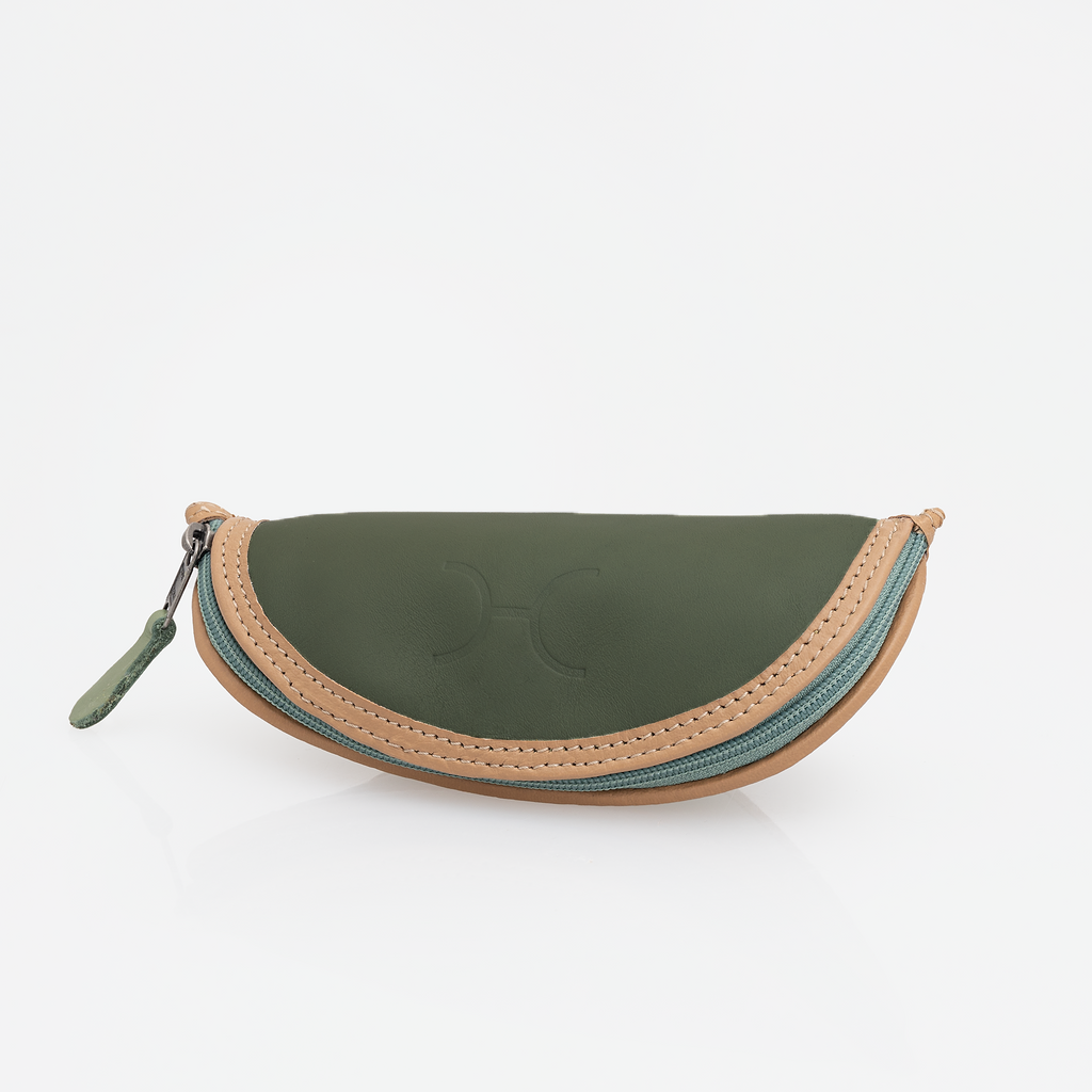 Glasses Case | Genuine Leather Basil Leather Glasses Case by Thandana