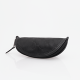 Glasses Case | Genuine Leather | Corporate Black Leather Glasses Case by Thandana