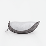 Glasses Case | Genuine Leather Silver Leather Glasses Case by Thandana