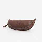 Glasses Case | Genuine Leather Tobac Leather Glasses Case by Thandana