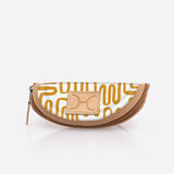 Glasses Case | Laminated Fabric Geo - Sand / Chunky Zip Glasses Case by Thandana