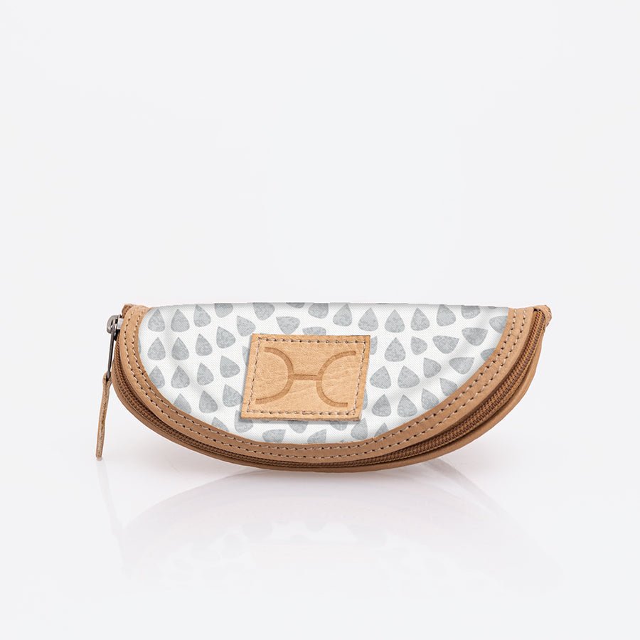 Glasses Case | Laminated Fabric Scale Away with me - Moonstruck / Chunky Zip Glasses Case by Thandana