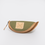 Glasses Case | Wax Canvas with Genuine Leather Glasses Case by Thandana