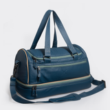 Golf Bag | Genuine Leather | Corporate Aqua Leather Travel Golf Bag Leather by Thandana