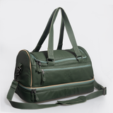 Golf Bag | Genuine Leather | Corporate Basil Leather Travel Golf Bag Leather by Thandana