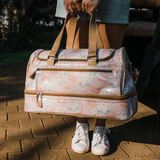 Golf Bag | Laminated Fabric with Genuine Leather Travel Golf Bag Laminated Fabric by Thandana