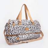 Golf Bag | Laminated Fabric with Genuine Leather Travel Golf Bag Laminated Fabric by Thandana