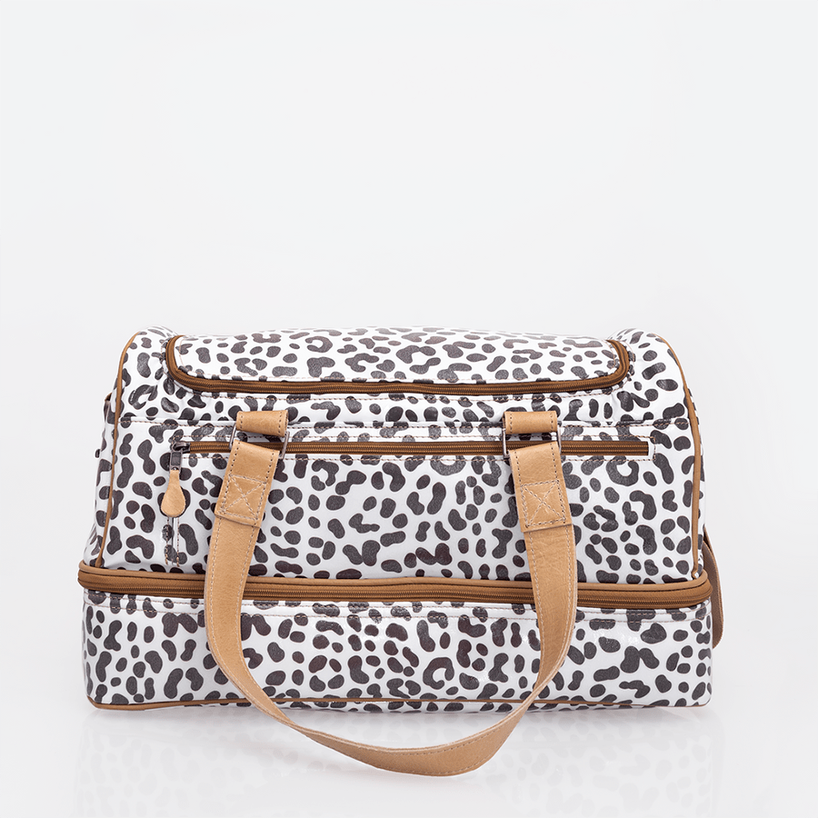 Golf Bag | Laminated Fabric with Genuine Leather Travel Golf Bag Laminated Fabric by Thandana