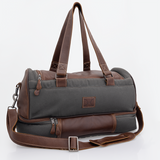 Golf Bag | Wax Canvas with Genuine Leather Travel Golf Bag Canvas & Leather by Thandana
