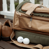 Golf Bag | Wax Canvas with Genuine Leather Travel Golf Bag Canvas & Leather by Thandana