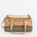 Golf Bag | Wax Canvas with Genuine Leather Travel Golf Bag Canvas & Leather by Thandana