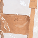 Island Hopper Tote | High Grade Pvc with Genuine Leather Handbag by Thandana