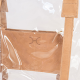 Island Hopper Tote | High Grade Pvc with Genuine Leather Handbag by Thandana