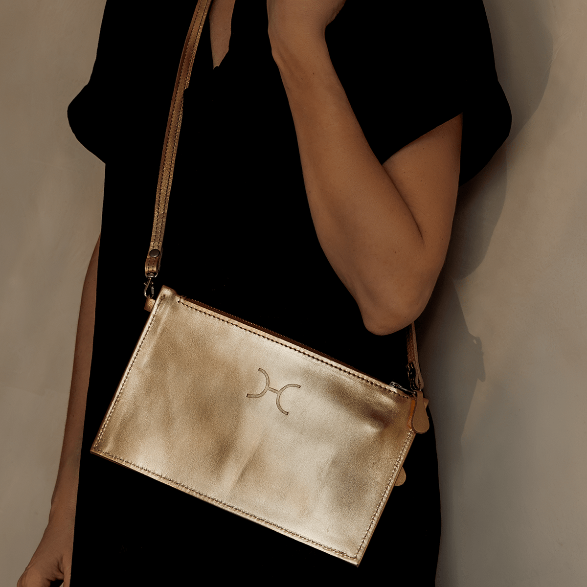 Jaynie Crossbody Sling | Genuine Leather Crossover Handbag by Thandana