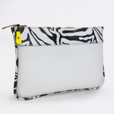 Jelly Clear View Essentials Pouch | Tpu Silicon & Laminated Fabric White - Nomad - Pitch / Chunky Zip Jelly - Pouch