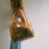 Jelly Clear View Tote | Tpu Silicon & Laminated Fabric Jelly Range - Tote by Thandana