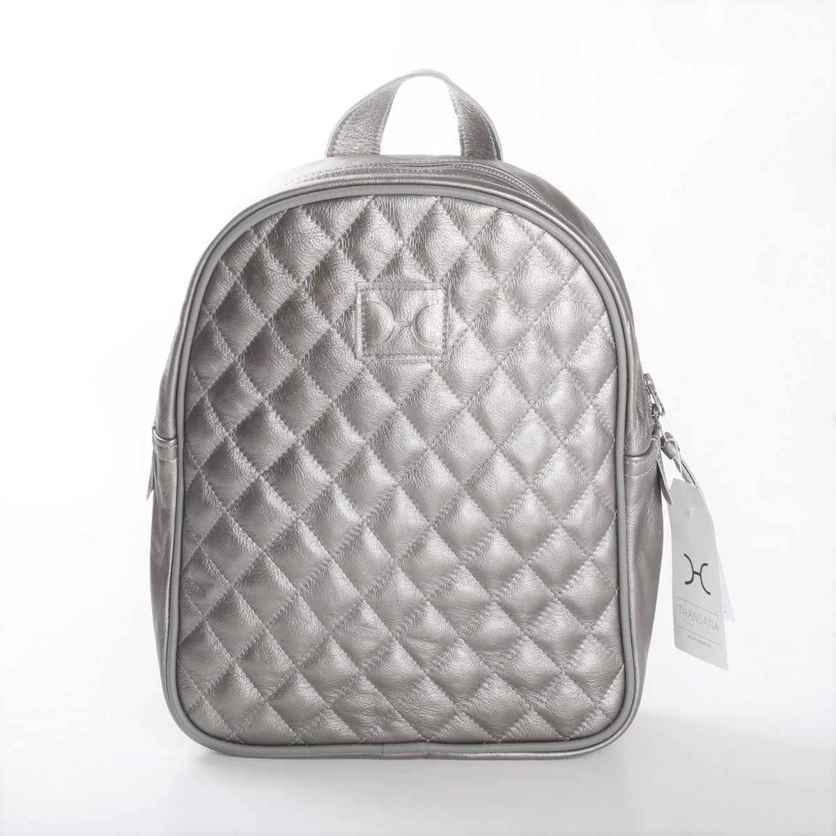 Jen Backpack | Genuine Leather Silver Leather / Gunmetal (default) Backpack Leather by Thandana