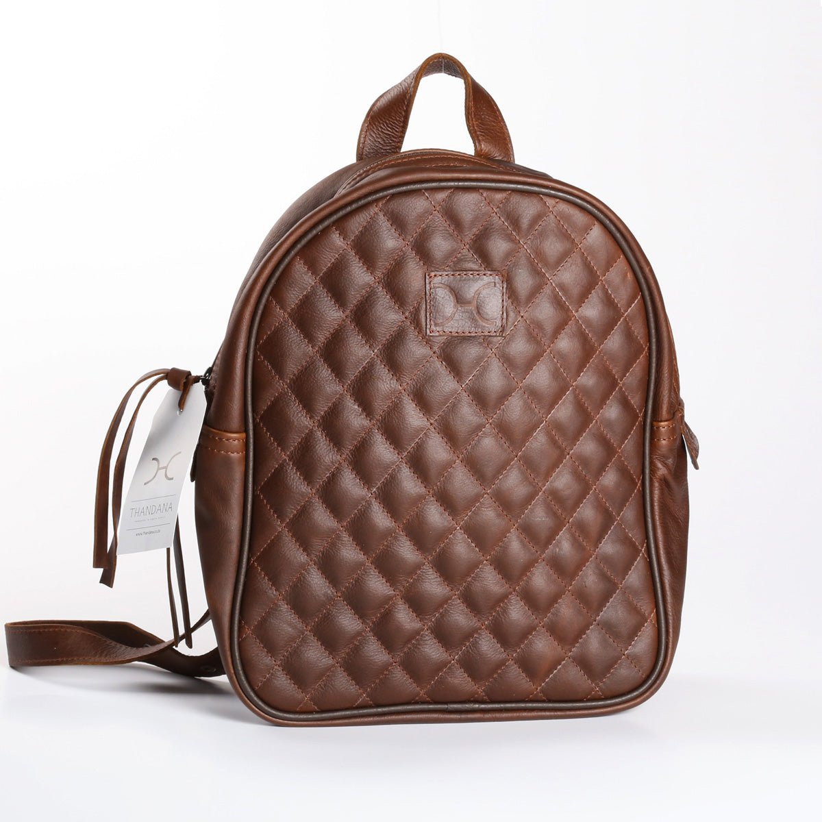 Jen Backpack | Genuine Leather Tobac Leather / Gunmetal (default) Backpack Leather by Thandana