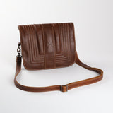 Katie Sling Clutch | Genuine Leather Tobac Leather Katie Sling Clutch by Thandana