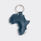 Key Ring Africa | Genuine Leather Aqua Leather Key Ring by Thandana