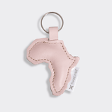 Key Ring Africa | Genuine Leather Blush Leather Key Ring by Thandana