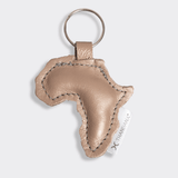 Key Ring Africa | Genuine Leather Champagne Leather Key Ring by Thandana