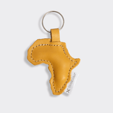 Key Ring Africa | Genuine Leather Mustard Leather Key Ring by Thandana
