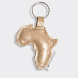 Key Ring Africa | Genuine Leather Rose Gold Leather Key Ring by Thandana