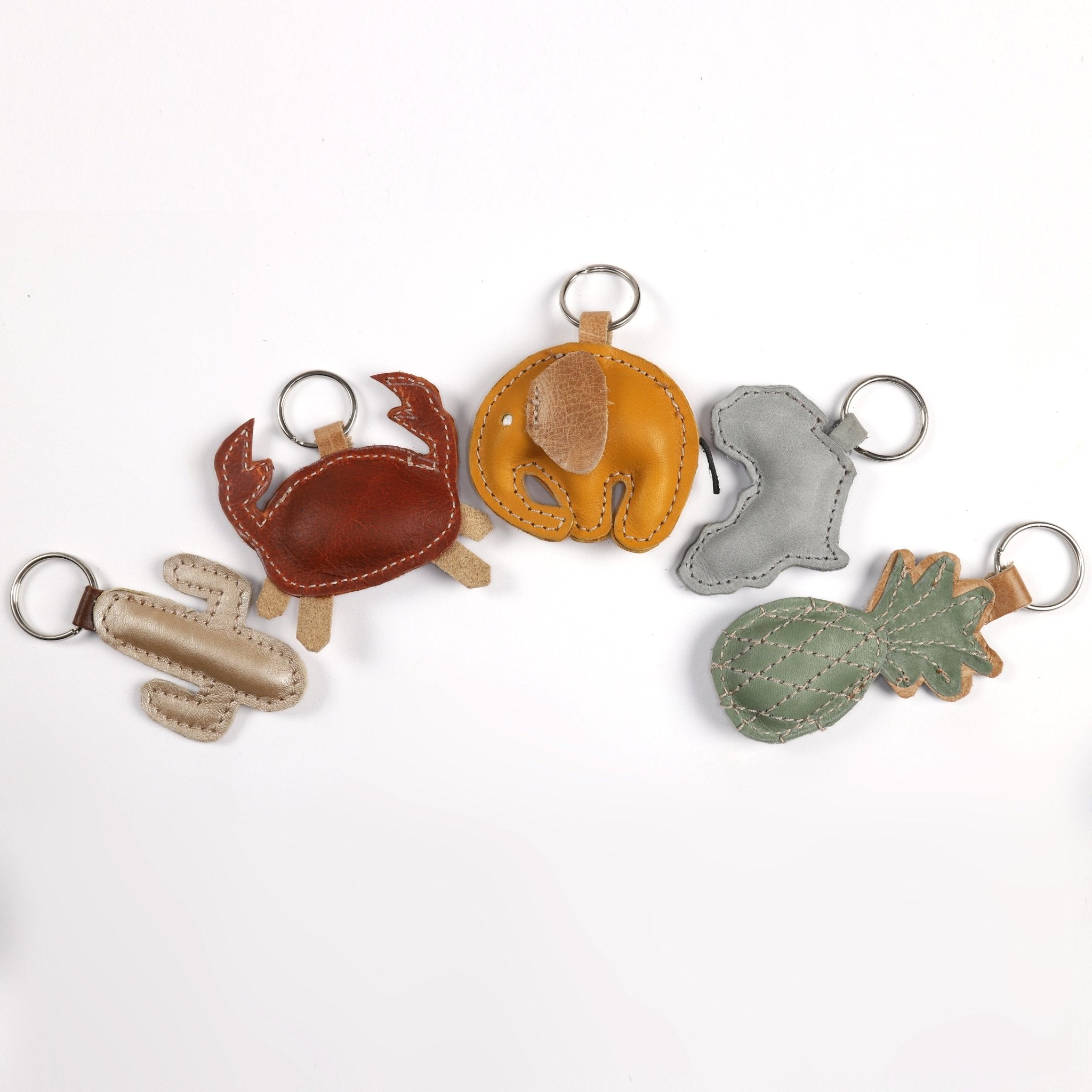 Key Ring Animal | Genuine Leather Key Ring by Thandana