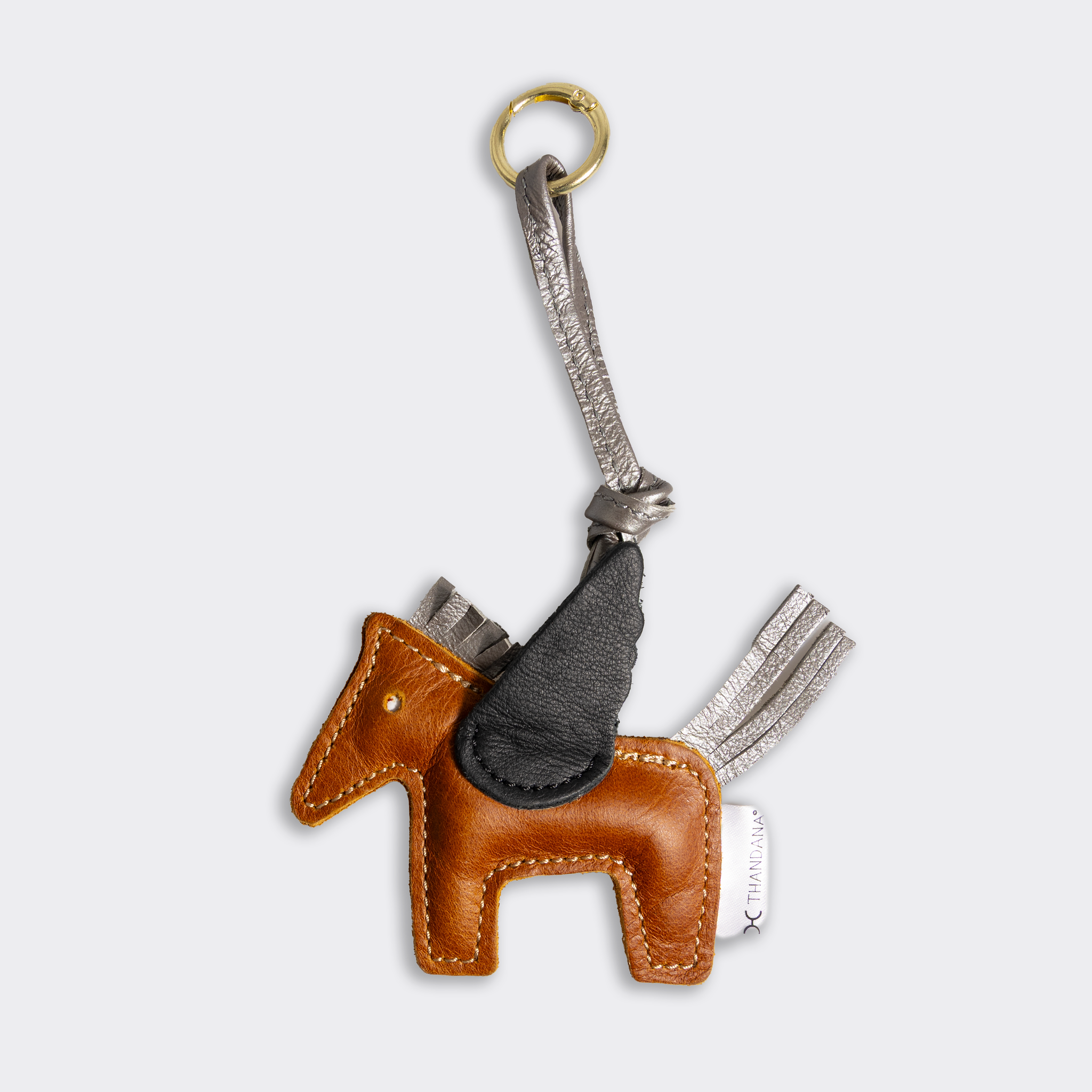 Key Ring Charms | Genuine Leather Key Ring by Thandana