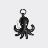 Key Ring Charms | Genuine Leather Black Octo Leather Key Ring by Thandana