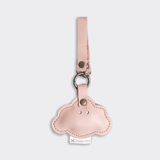 Key Ring Charms | Genuine Leather Blush Happy Cloud Leather Key Ring by Thandana