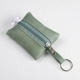 Key Ring | Genuine Leather Green Leather Key Ring by Thandana
