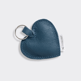 Key Ring Heart | Genuine Leather Aqua Leather Key Ring by Thandana