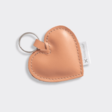 Key Ring Heart | Genuine Leather Coral Leather Key Ring by Thandana