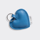 Key Ring Heart | Genuine Leather Electric Blue Leather Key Ring by Thandana