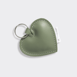 Key Ring Heart | Genuine Leather Green Leather Key Ring by Thandana