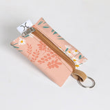 Key Ring | Laminated Fabric Crazy Daisy - Blush Key Ring by Thandana