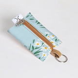 Key Ring | Laminated Fabric Crazy Daisy - Sage Key Ring by Thandana