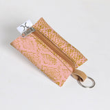 Key Ring | Laminated Fabric Python - Bloom Key Ring by Thandana