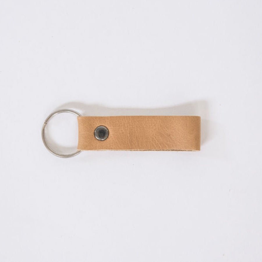 Key Ring Strip | Genuine Leather Hazelnut Leather Key Ring by Thandana