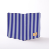 Kids B5 Notebook Hardcover | Laminated Fabric Linear - Jet / Chunky Zip Notebook Cover by Thandana