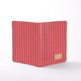 Kids B5 Notebook Hardcover | Laminated Fabric Linear - Preppy / Chunky Zip Notebook Cover by Thandana