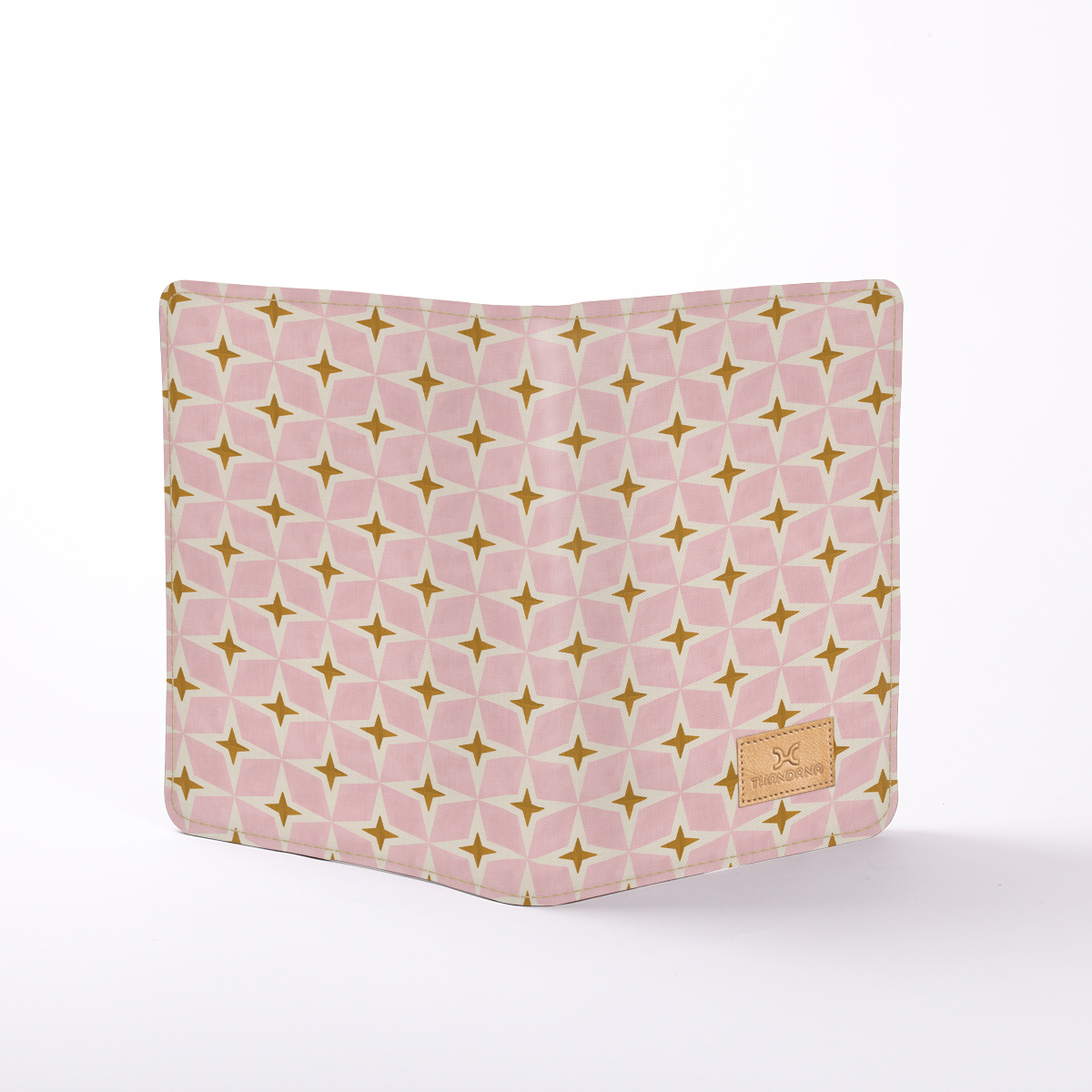 Kids B5 Notebook Hardcover | Laminated Fabric Nova - Blush / Chunky Zip Notebook Cover by Thandana