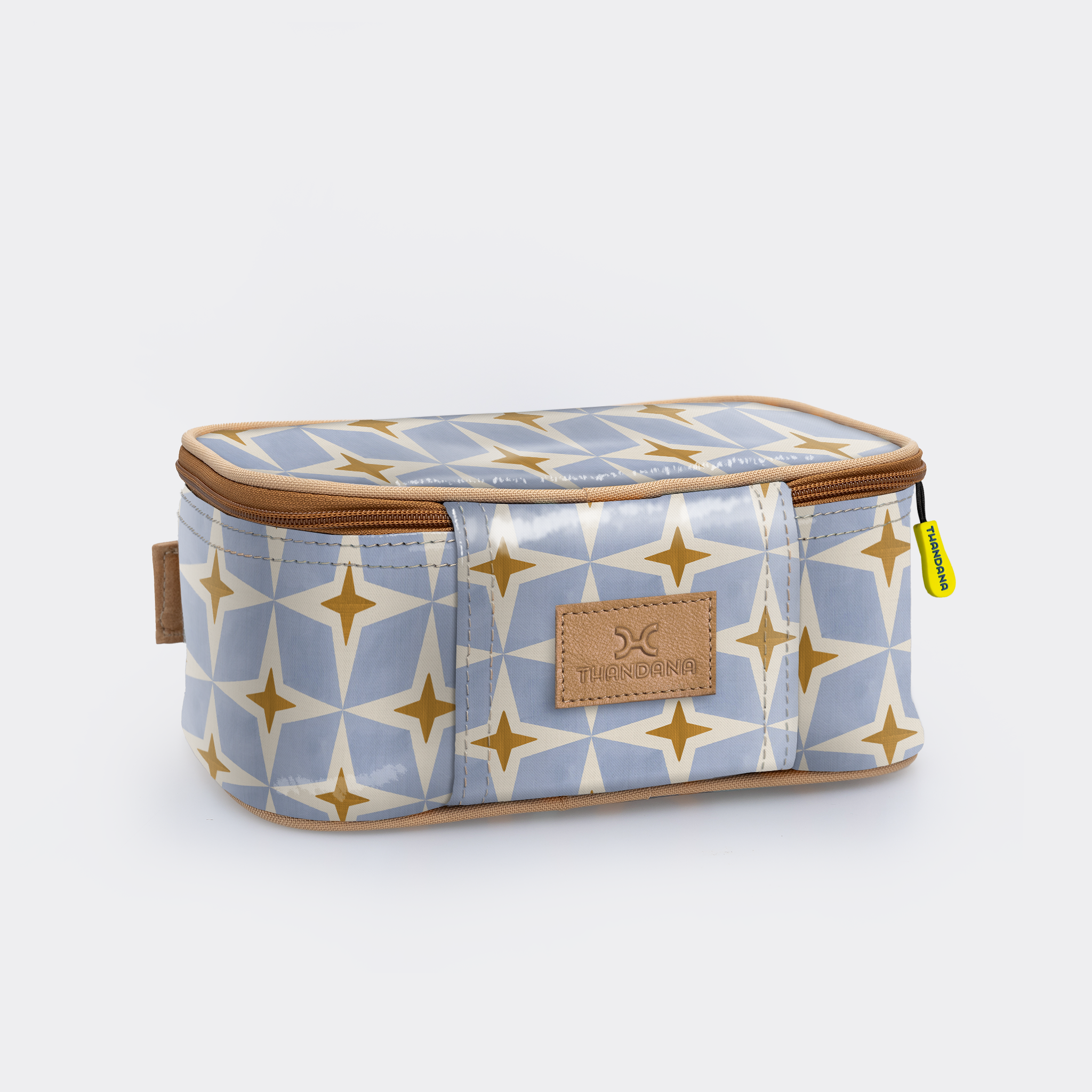 Kids Box Vanity | Laminated Fabric Nova - Mist Vanity Fabric by Thandana