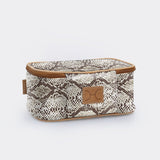 Kids Box Vanity | Laminated Fabric Python - Moody Vanity Fabric by Thandana