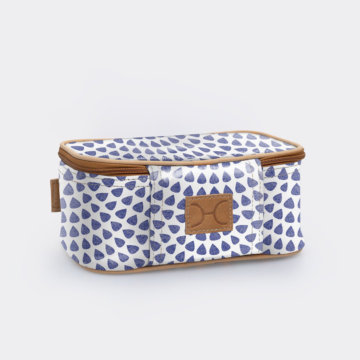 Kids Box Vanity | Laminated Fabric Scale Away with me - Dazzling Blue Vanity Fabric by Thandana