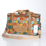Kids Caddy Cooler | Laminated Fabric with Genuine Leather Caddy Cooler by Thandana